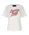 Dsquared2 Short Sleeved Leading Lady Printed T-shirt In White