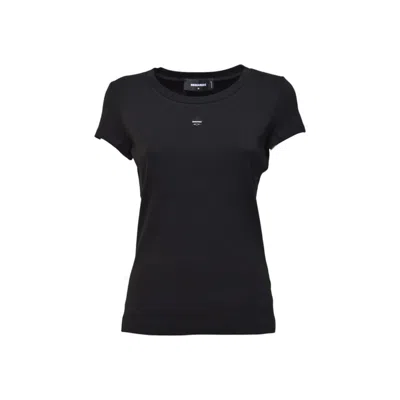 Dsquared2 Leaf Logo Plaque Crewneck T-shirt