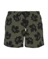 Dsquared2 Leaf Logo Printed Swimming Trunks
