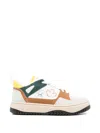 Dsquared2 Leaf-patch Sneakers In White