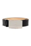 Dsquared2 Logo Engraved Buckle Belt In Black