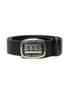 Dsquared2 Leather Belt In Black