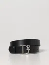 Dsquared2 Leather Belt In Black