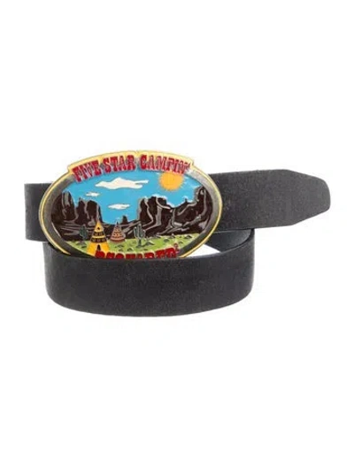 Pre-owned Dsquared2 Leather Belt In Black