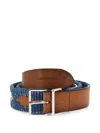 Dsquared2 Leather Belt In Blue