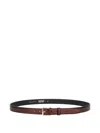 Dsquared2 Man Belt Bronze Size 39.5 Calfskin In Brown