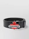 DSQUARED2 LEATHER BELT WITH ADJUSTABLE FIT AND METAL HARDWARE