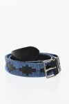 Dsquared2 Leather Belt With Fabric Details 30mm