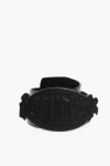 Dsquared2 Leather Belt With Logoed Buckle 40mm In Black