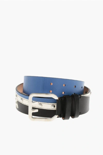 Dsquared2 Leather Belt With Studs 40mm