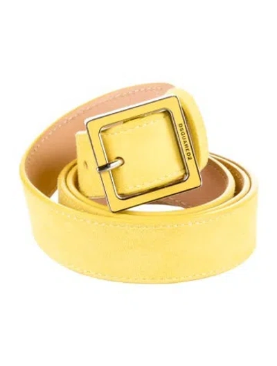 Pre-owned Dsquared2 Leather Belt In Yellow