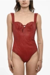 Dsquared2 Leather Body With Logo Button