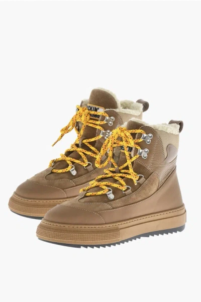 Dsquared2 Leather Boogie Mountain Boots