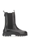 Dsquared2 Leather D2 Statement Chelsea Booties