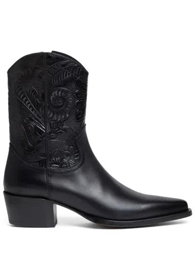 DSQUARED2 LEATHER BOOTS
