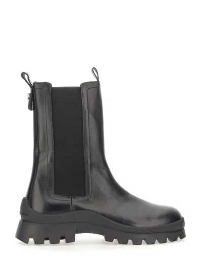 Dsquared2 Leather Boots In Black