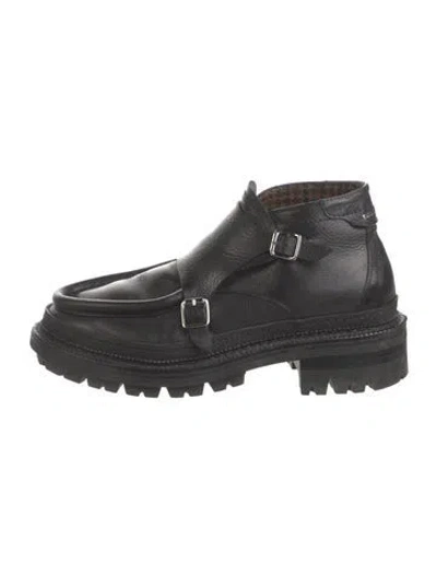 Pre-owned Dsquared2 Leather Boots In Black