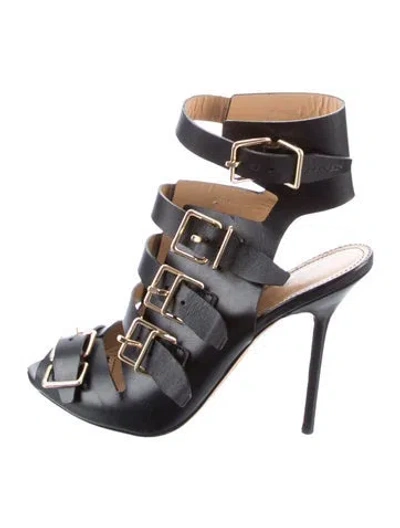 Pre-owned Dsquared2 Leather Boots In Black