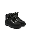 Dsquared2 Leather Boots In Black