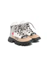 Dsquared2 Logo-print Ankle Boots In Neutrals