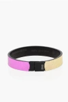 Dsquared2 Leather Bracelet With Metallic Details