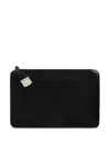 Dsquared2 Leather Briefcase In Schwarz