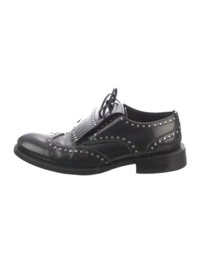 Pre-owned Dsquared2 Leather Brogues In Black