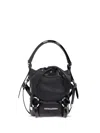Dsquared2 Leather Bucket Bag In Black
