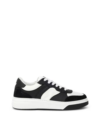 DSQUARED2 LEATHER BUMPER SNEAKERS DSQUARED2