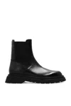 Dsquared2 Chunky Sole Leather Chelsea Boots In Black