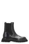 Dsquared2 Chunky Sole Leather Chelsea Boots In Black