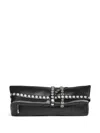Dsquared2 Leather Clutch Bag In Black