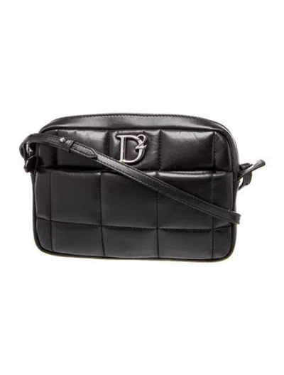 Pre-owned Dsquared2 Leather Crossbody Bag In Black