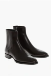 Dsquared2 Leather D2 Classic Chelsea Booties With Inner Zip In Black