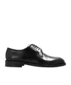 Dsquared2 Derby Shoes In Leather In Black