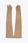 Dsquared2 Leather Gloves With Buttons