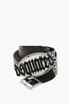 Dsquared2 Leather Gothic Dsquared Belt With Studs 40mm In Multi