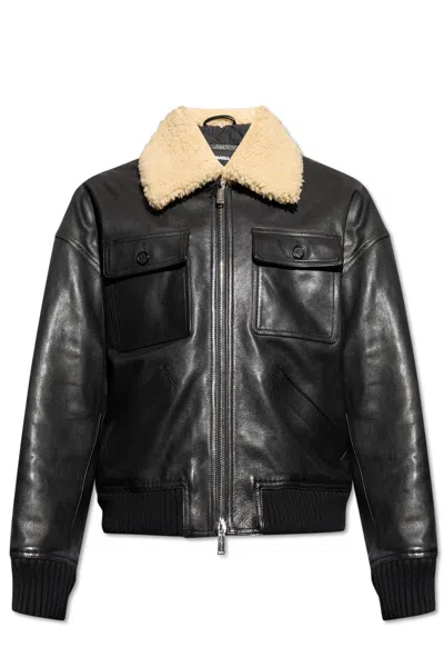 DSQUARED2 DSQUARED2 LEATHER JACKET