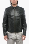 Dsquared2 Man Jacket Dark Green Size 44 Ovine Leather