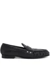 Dsquared2 Leather Loafers In Black