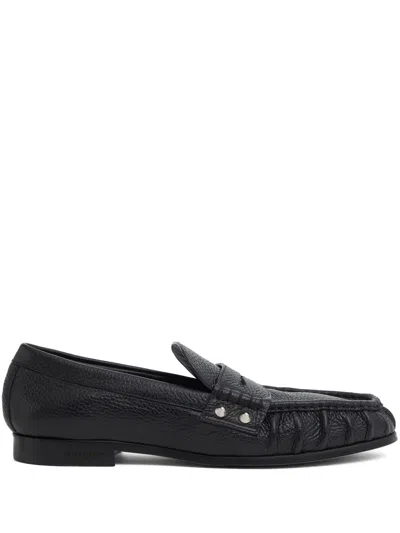 Dsquared2 Leather Loafers In Black