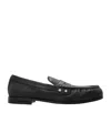Dsquared2 Leather Loafers In Black