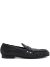 Dsquared2 Leather Loafers In Black
