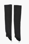 Dsquared2 Leather Mitena Gloves With Suede Inner
