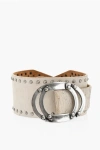 Dsquared2 Leather Oversized Belt With Studs 70mm