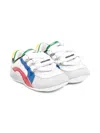 Dsquared2 Leather Panelled Pre-walkers In White