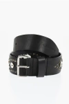 Dsquared2 Leather Pearl King Belt With Studs 40mm
