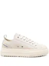 Dsquared2 Round-toe Low-top Sneakers In White