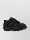 Dsquared2 Dsquared Black Leather Puffer Sneakers In Black