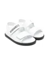 Dsquared2 Leather Sandals In White